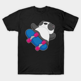 Panda Skater Skateboard Sports T-Shirt